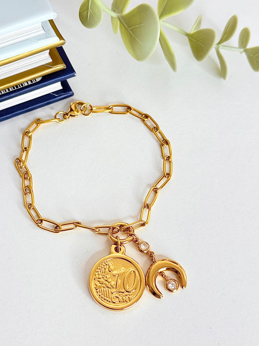 Vintage Coin Bracelet