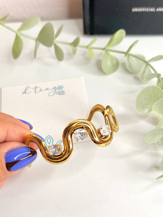 Marea Diamond Cuff Bracelet