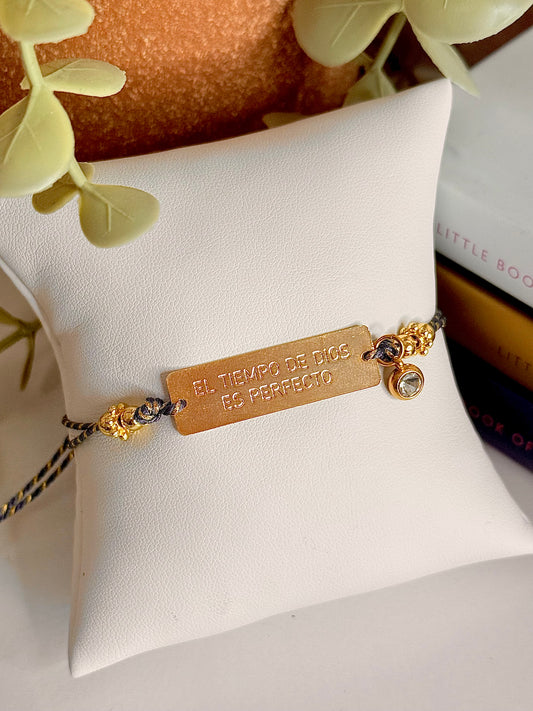 El Tiempo de Dios es Perfecto Bracelet- hdj