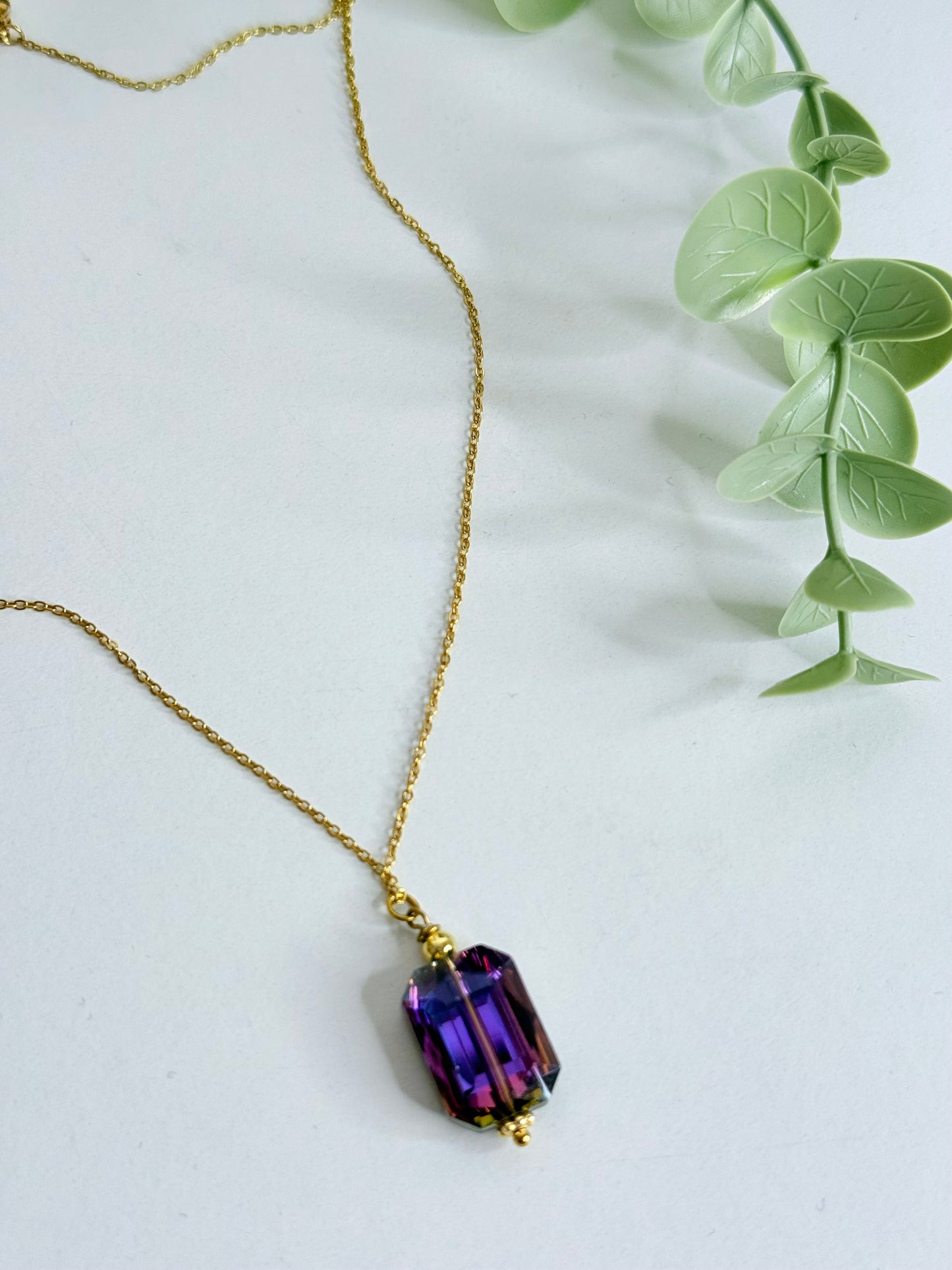 Luz Marina Purple Necklace