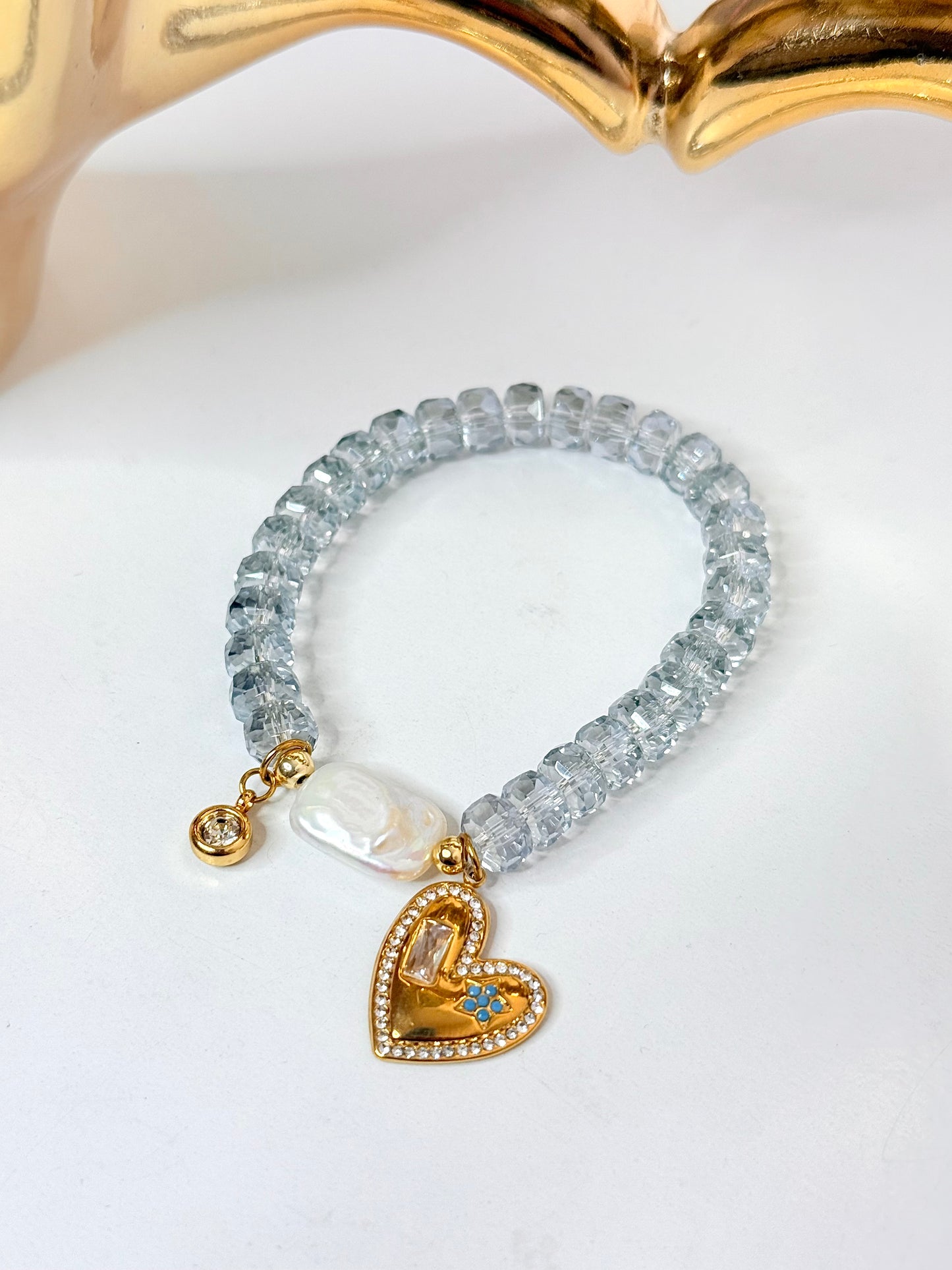 Miranda Heart Cristal Bracelet