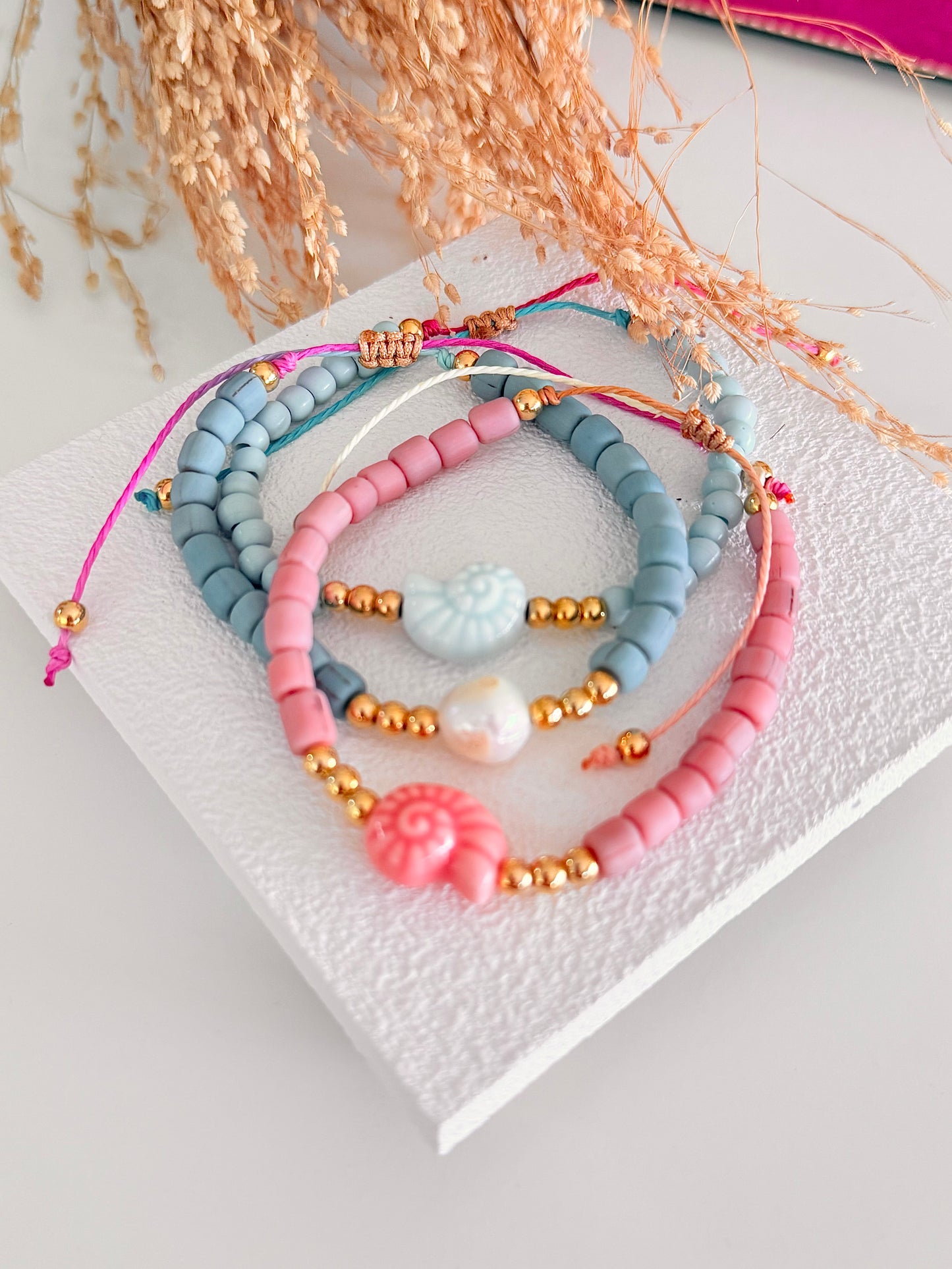 Sand Sea Bracelet: Set de 3 pulseras