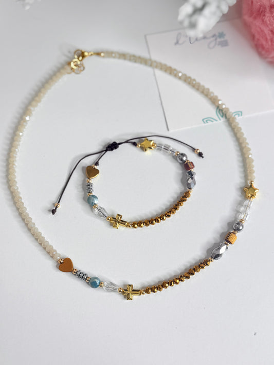 NUEVO Historia de Jesus Bundle Necklace + Bracelet