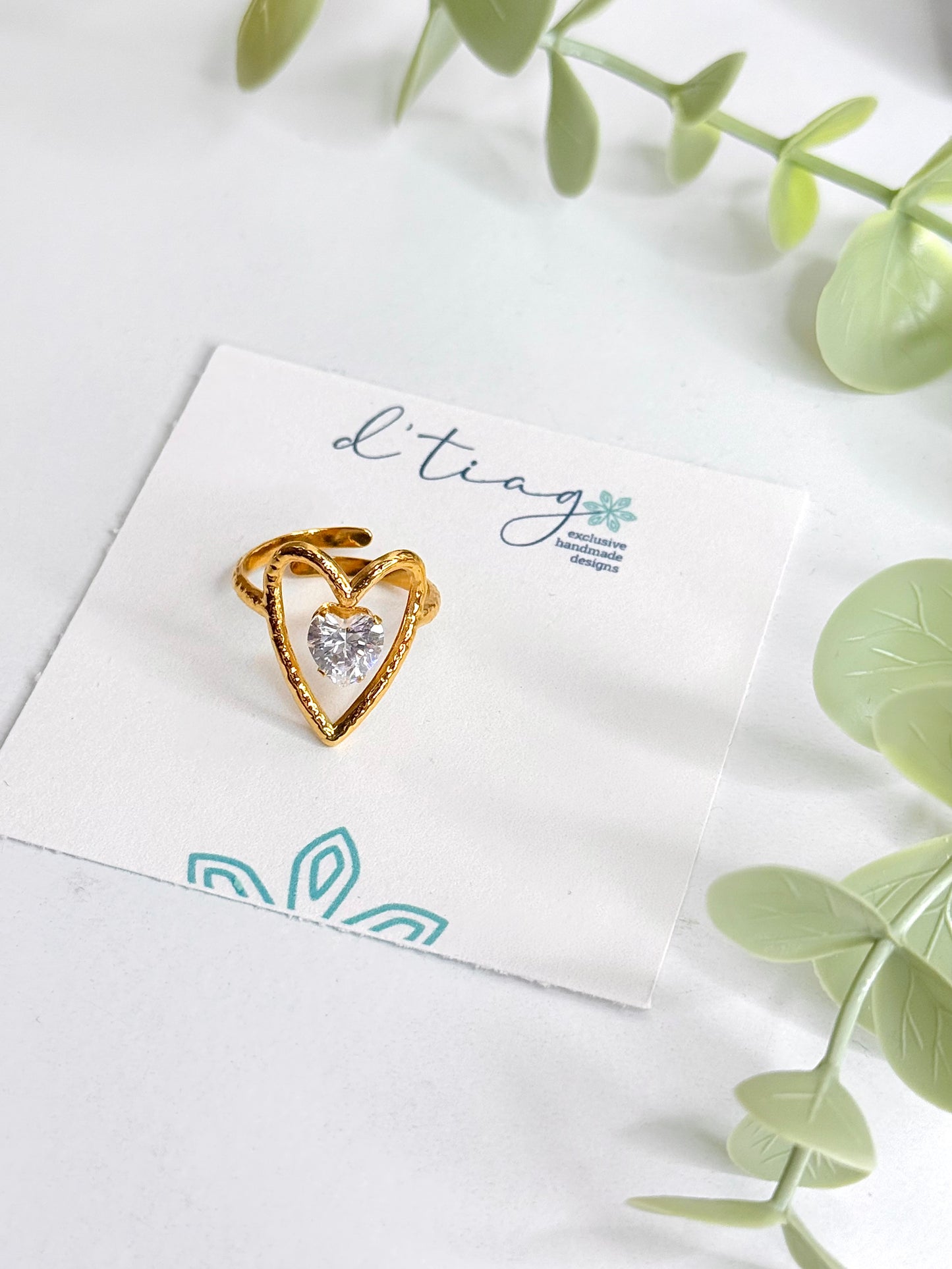 Heart Diamond Ring