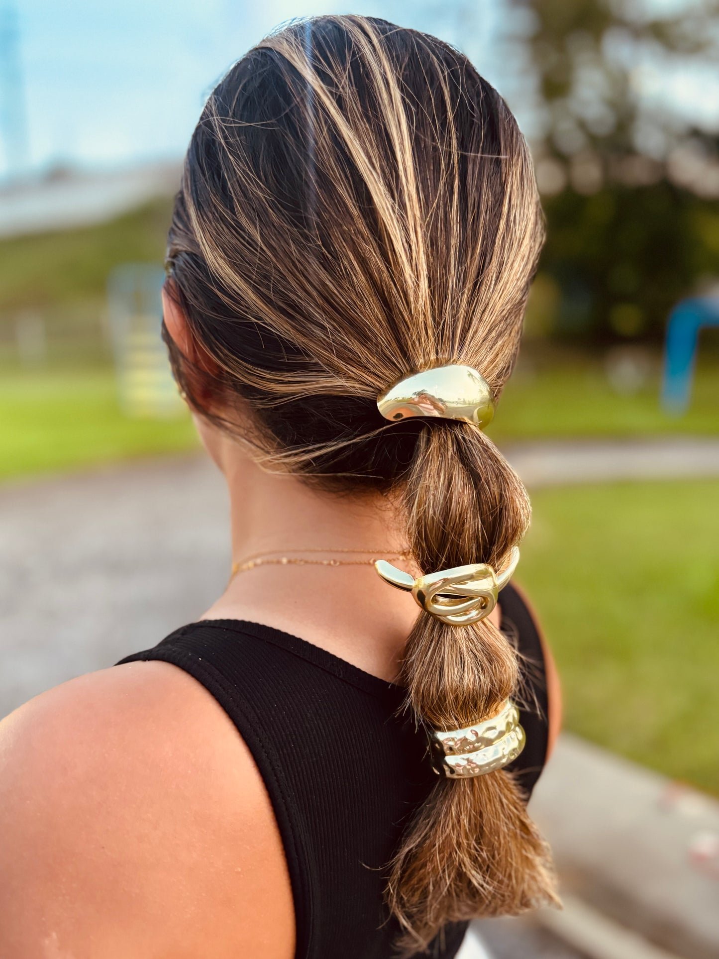 Hair Accessories- Bold Gold