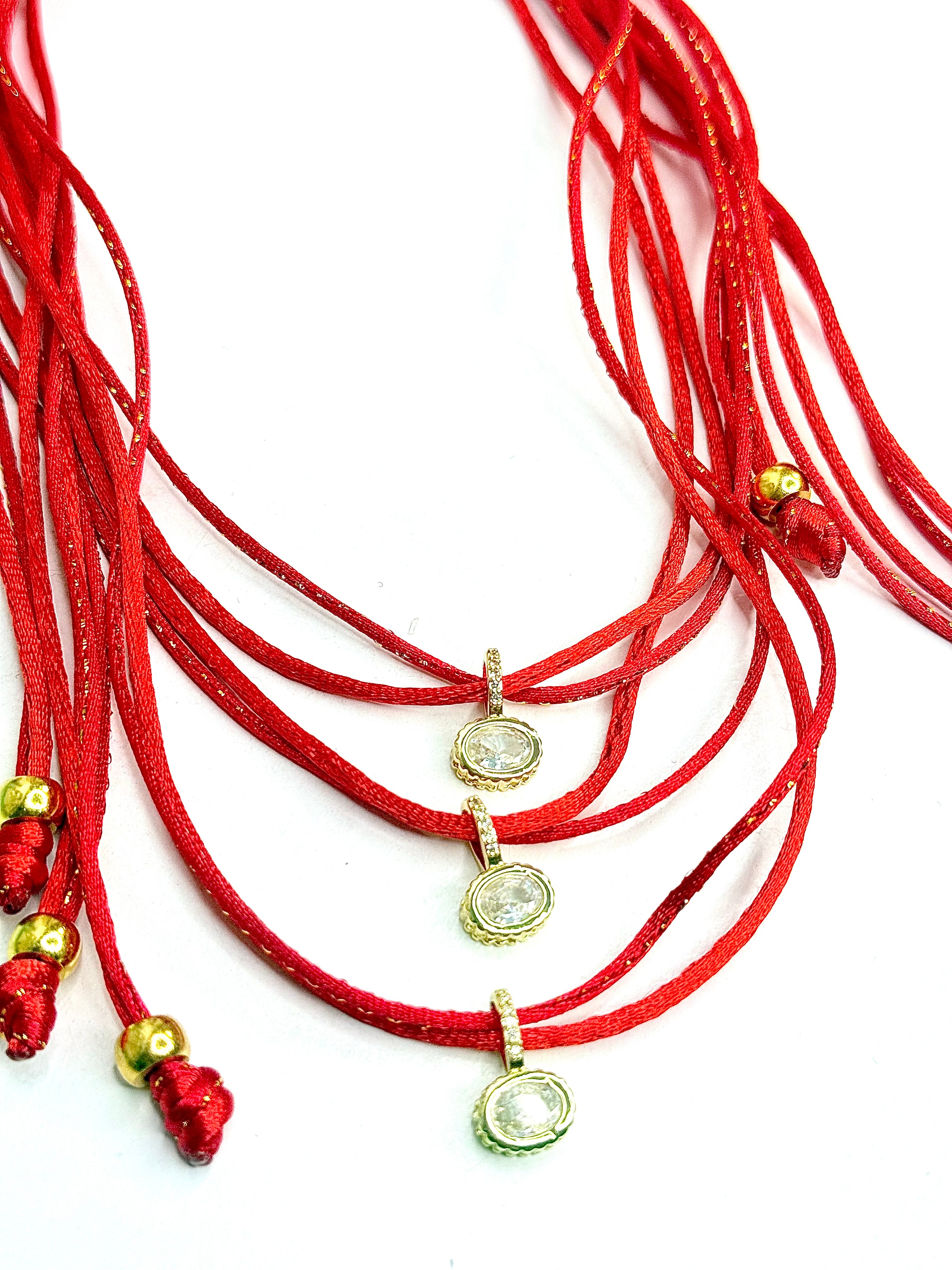 Lana Red Cord Necklace