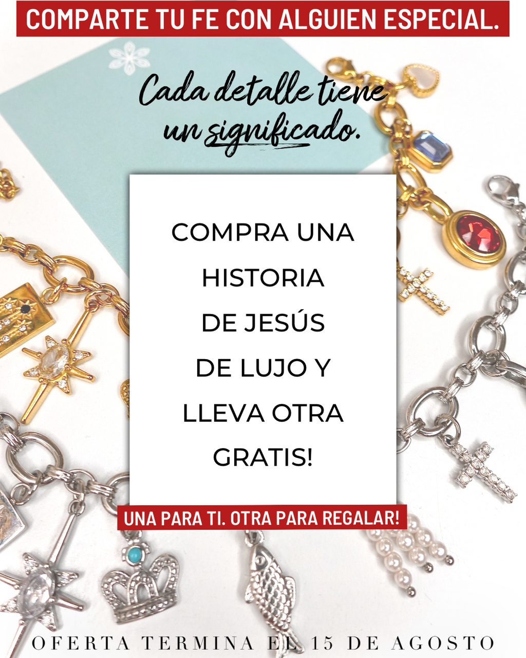 Promo Aniversario: La Historia que cambio al Mundo: La Historia de Jesus: La Pulsera/ Bracelet HDJ