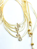 Lana Beige Cord Necklace