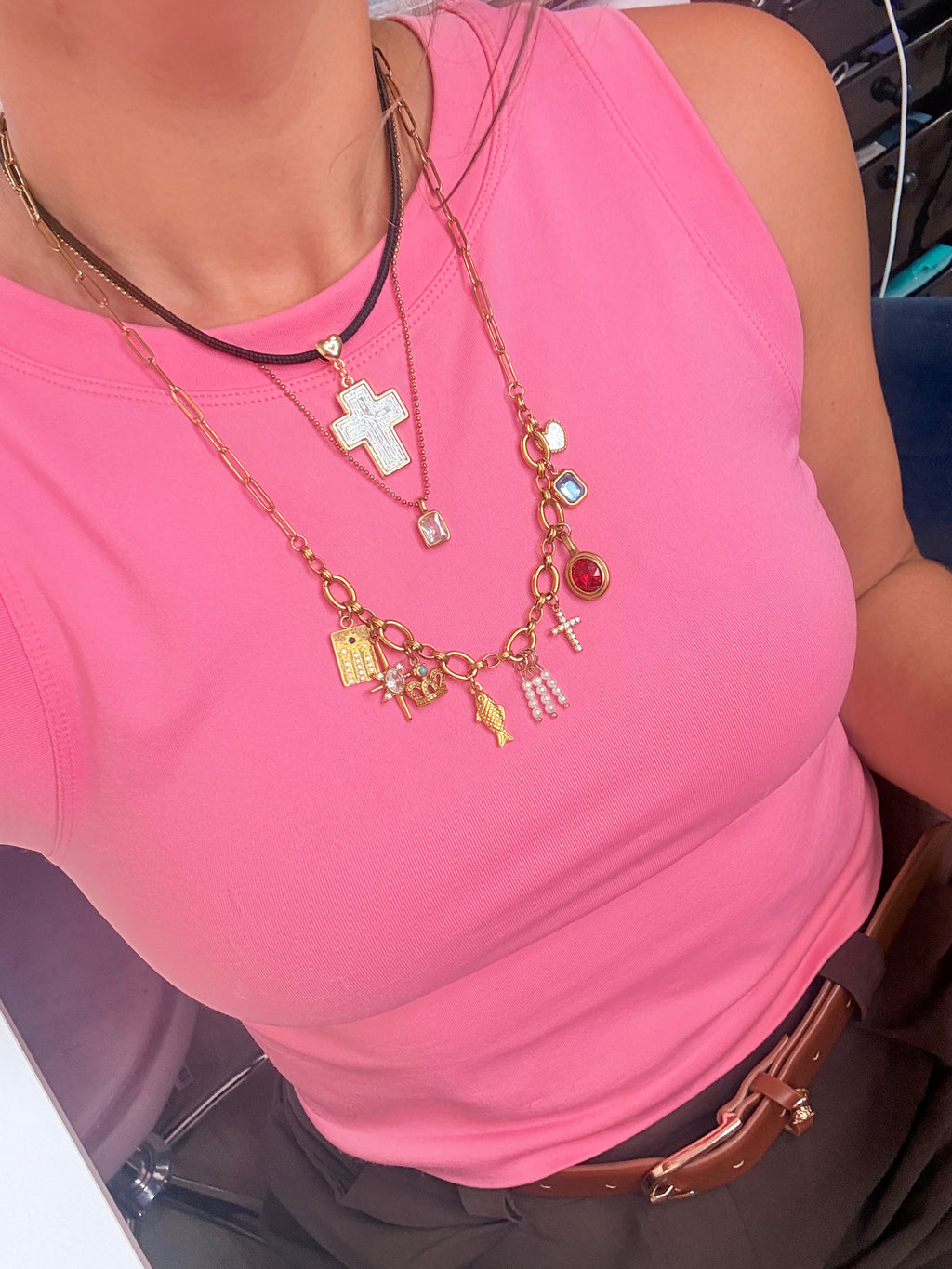 Padre Nuestro cross Necklace