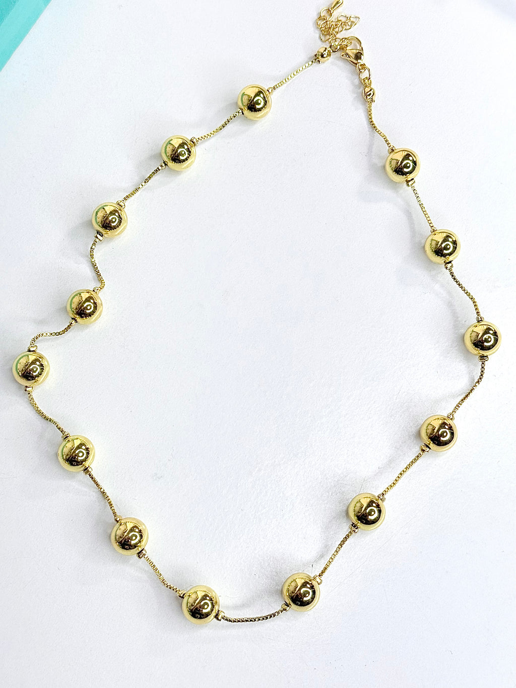 Ball Chain oro Necklace