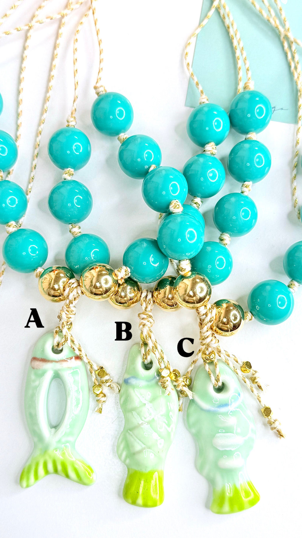 Valencia Necklace- teal