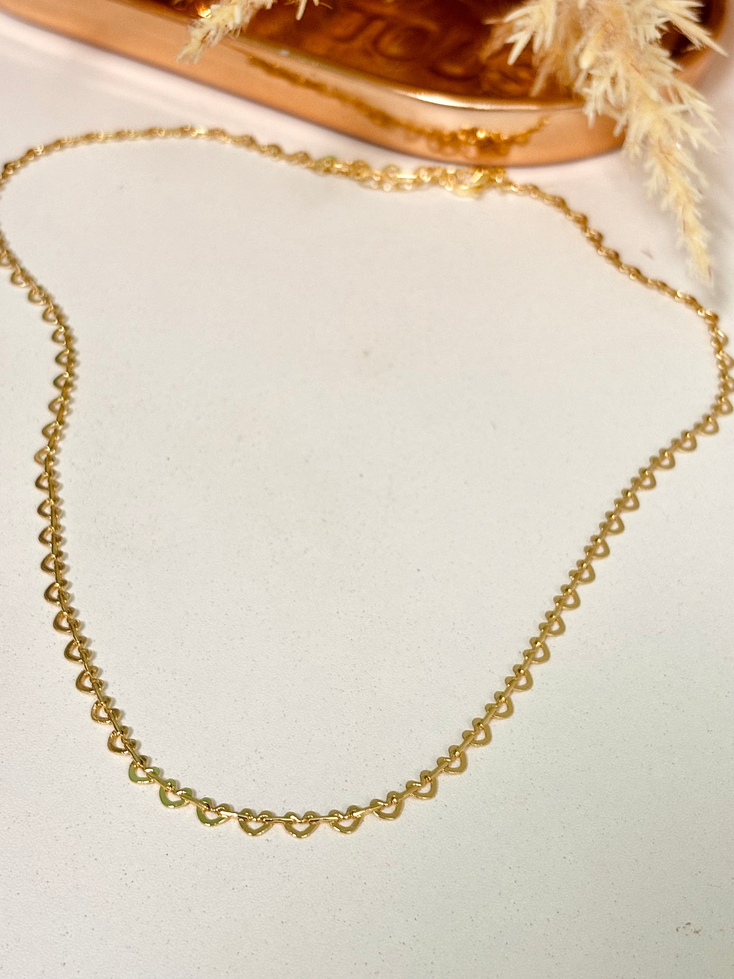 Gold Heart Single Necklace Sale