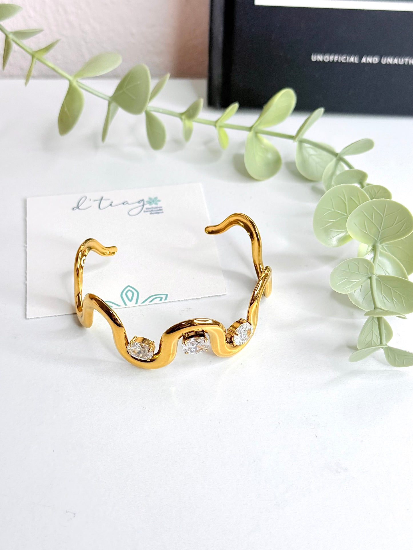 Marea Diamond Cuff Bracelet