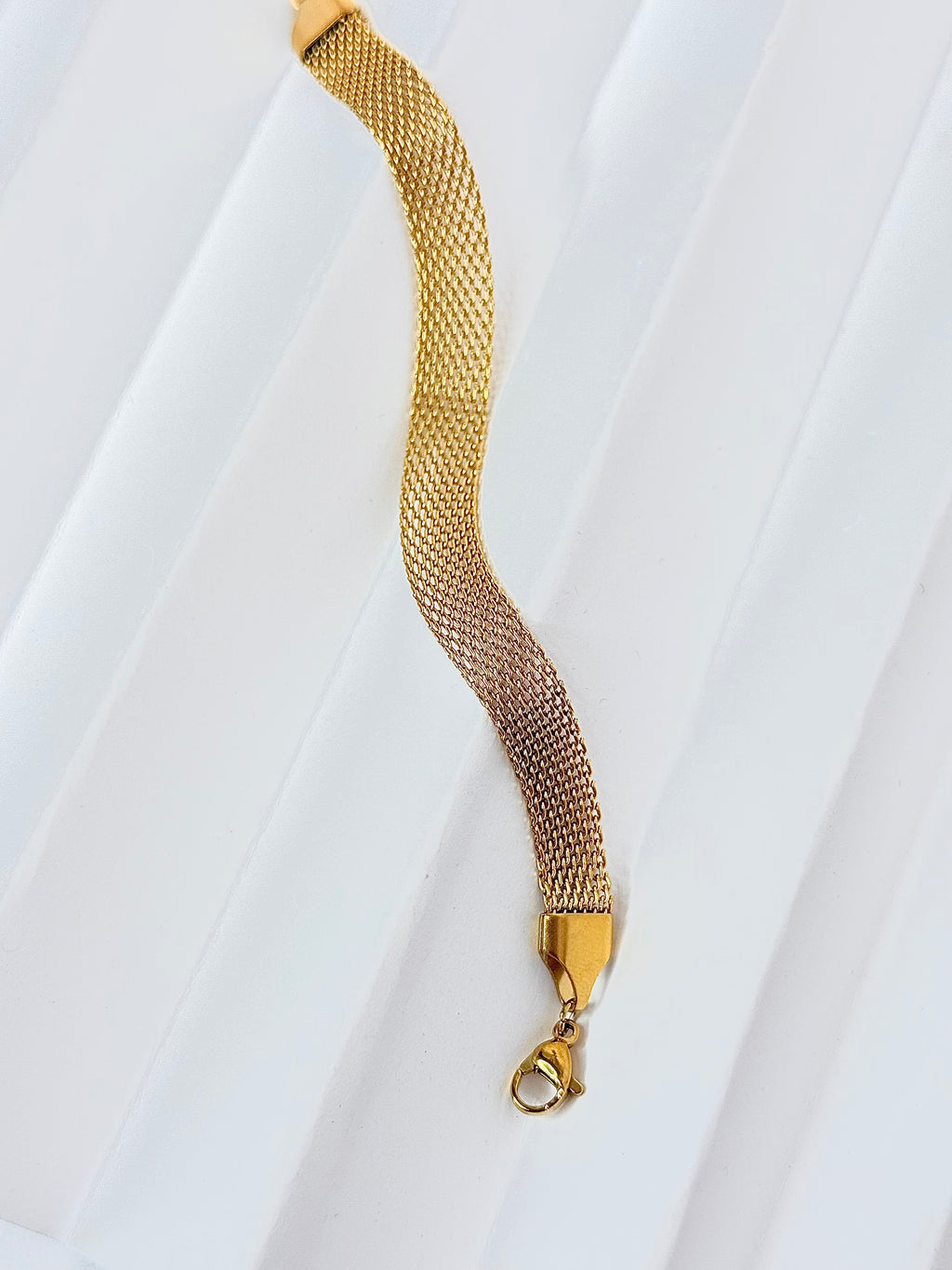 Chunky Snake Gold Bracelet