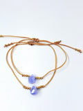 Drop Bracelet Purple