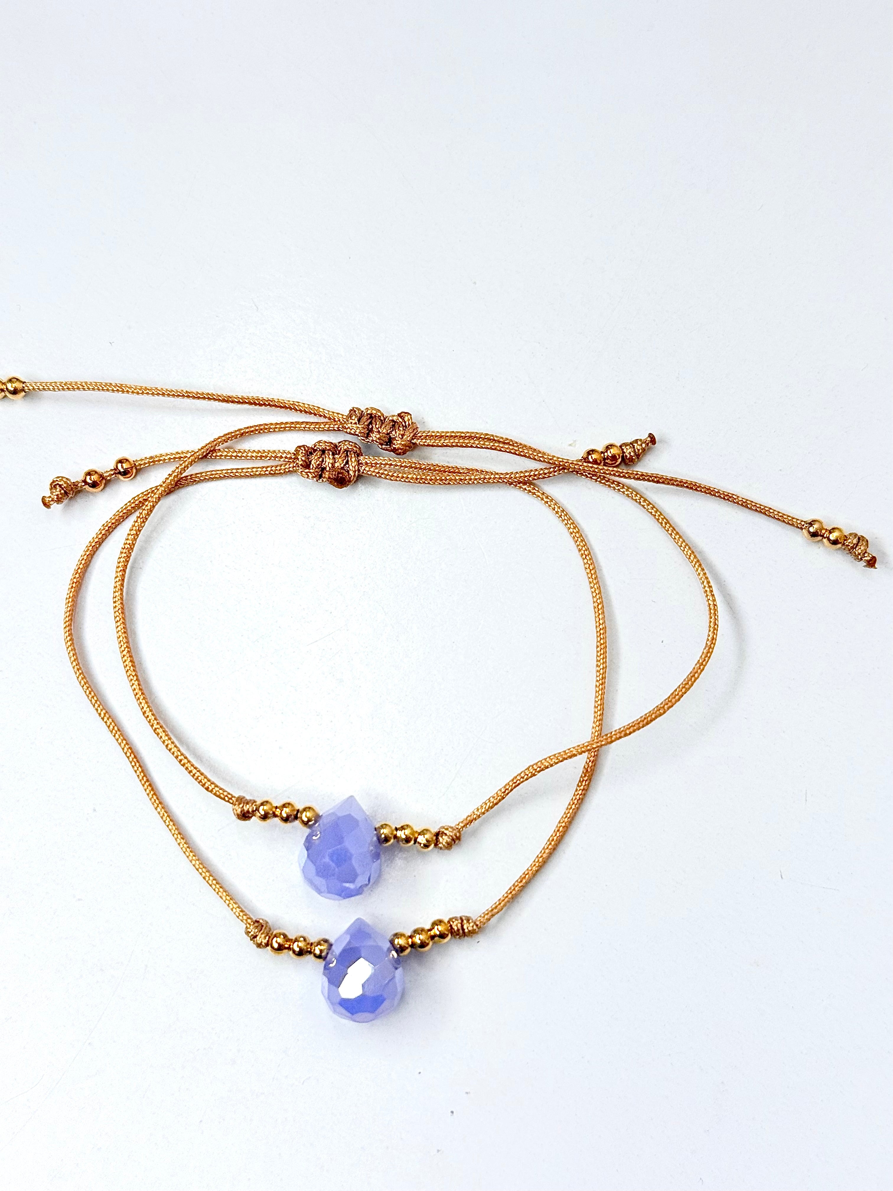 Drop Bracelet Purple