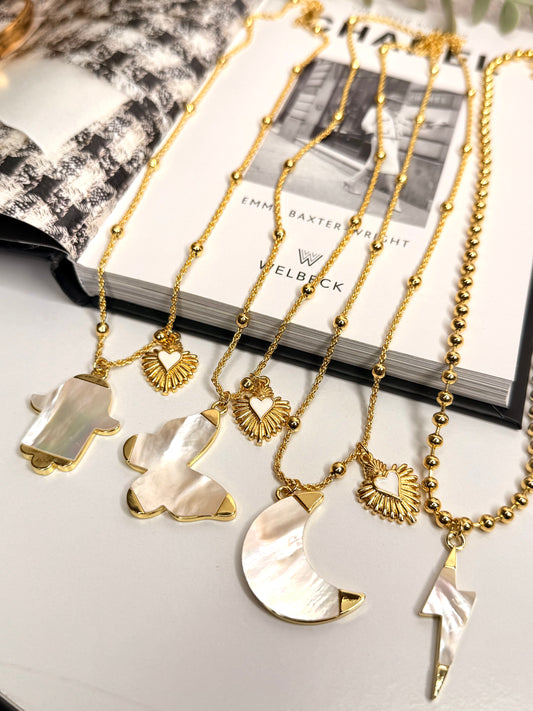 Butterfly Nacar Necklace