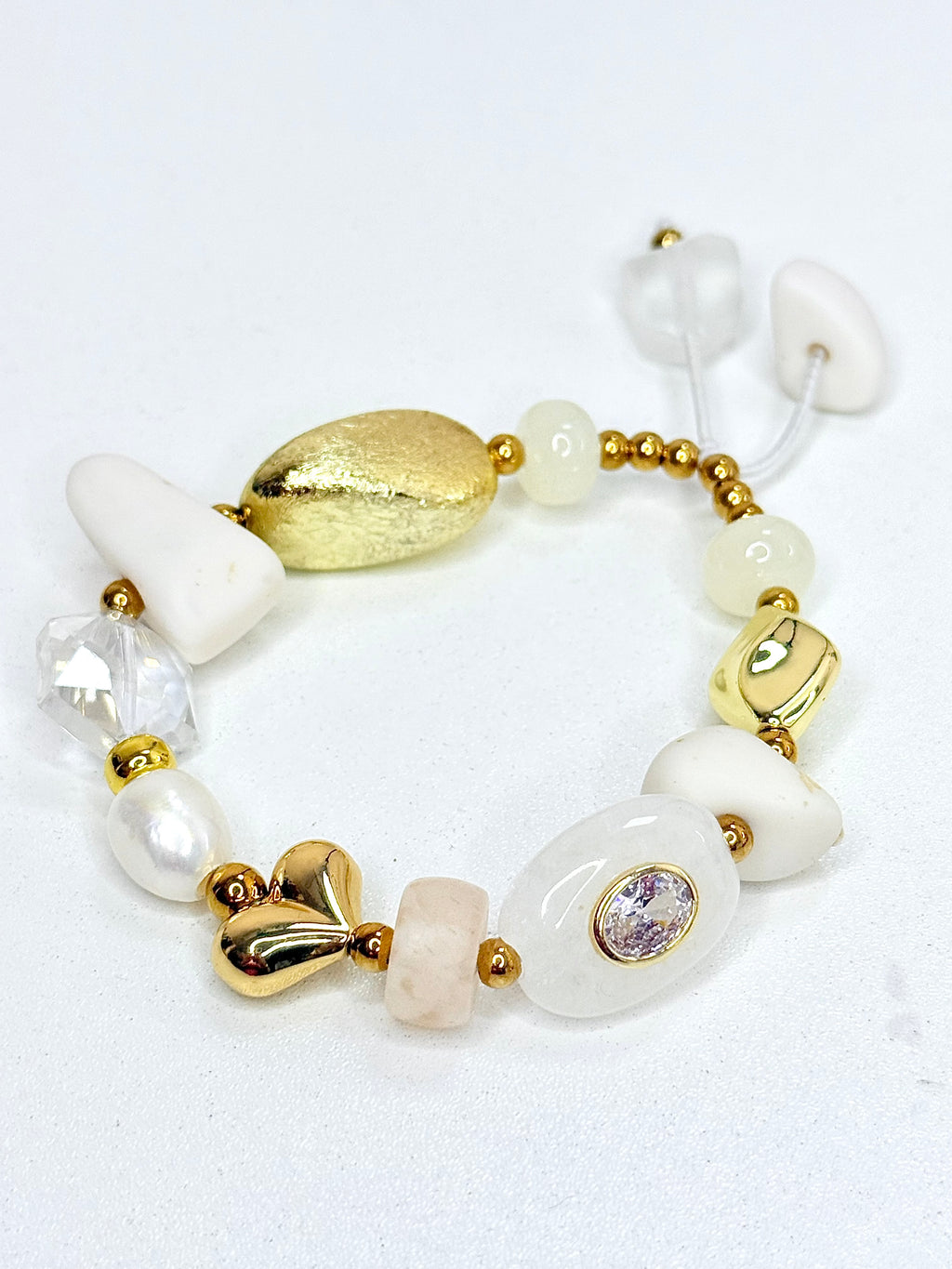 White & Gold Bracelet