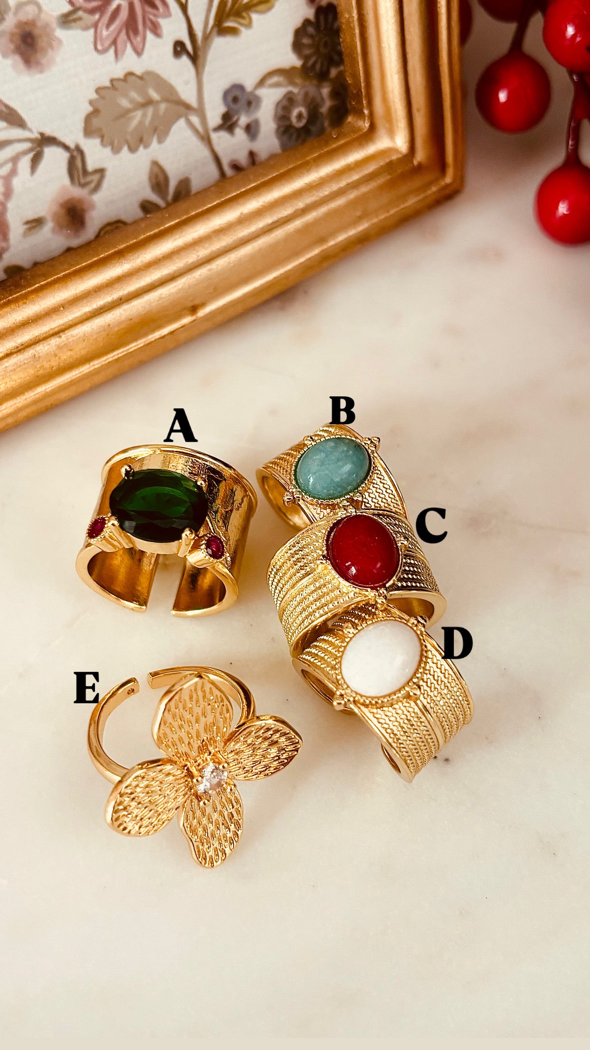 Encanto Gold Rings