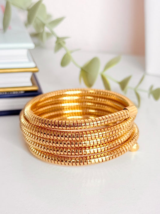Gold Wire Bracelet