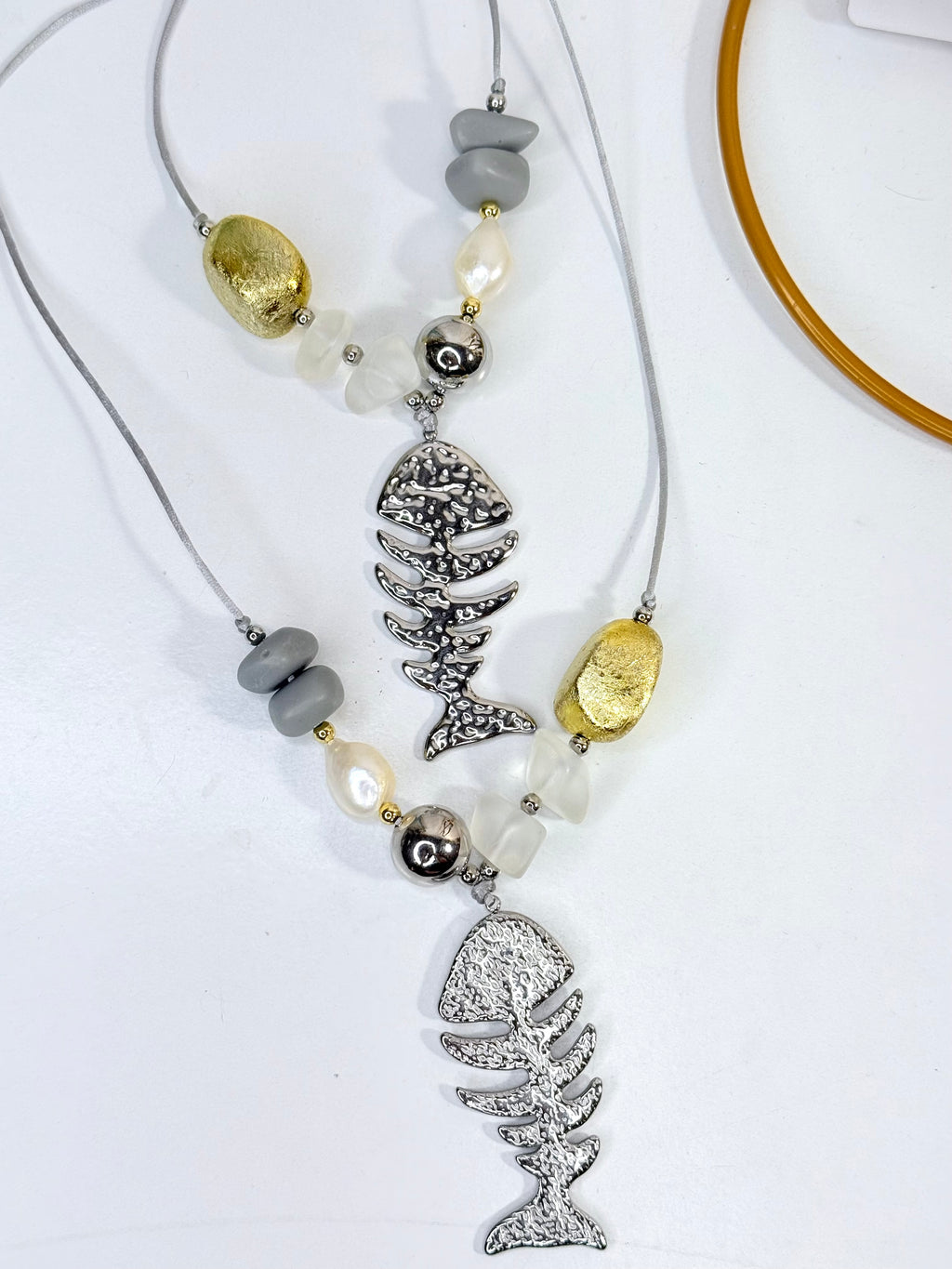 Silver Fish Necklace