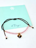 Ojo de Tigre Pink Bracelet
