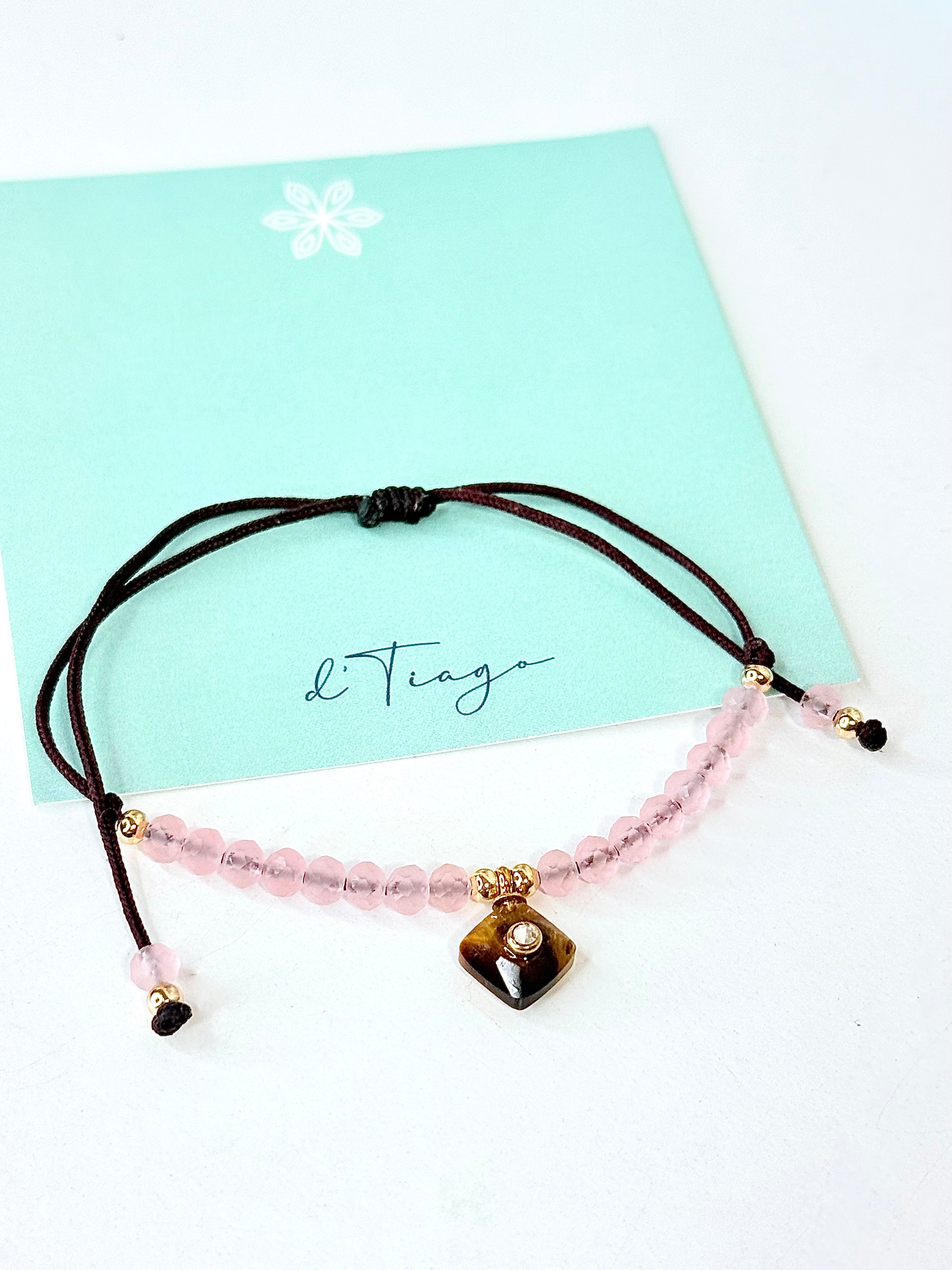 Ojo de Tigre Pink Bracelet