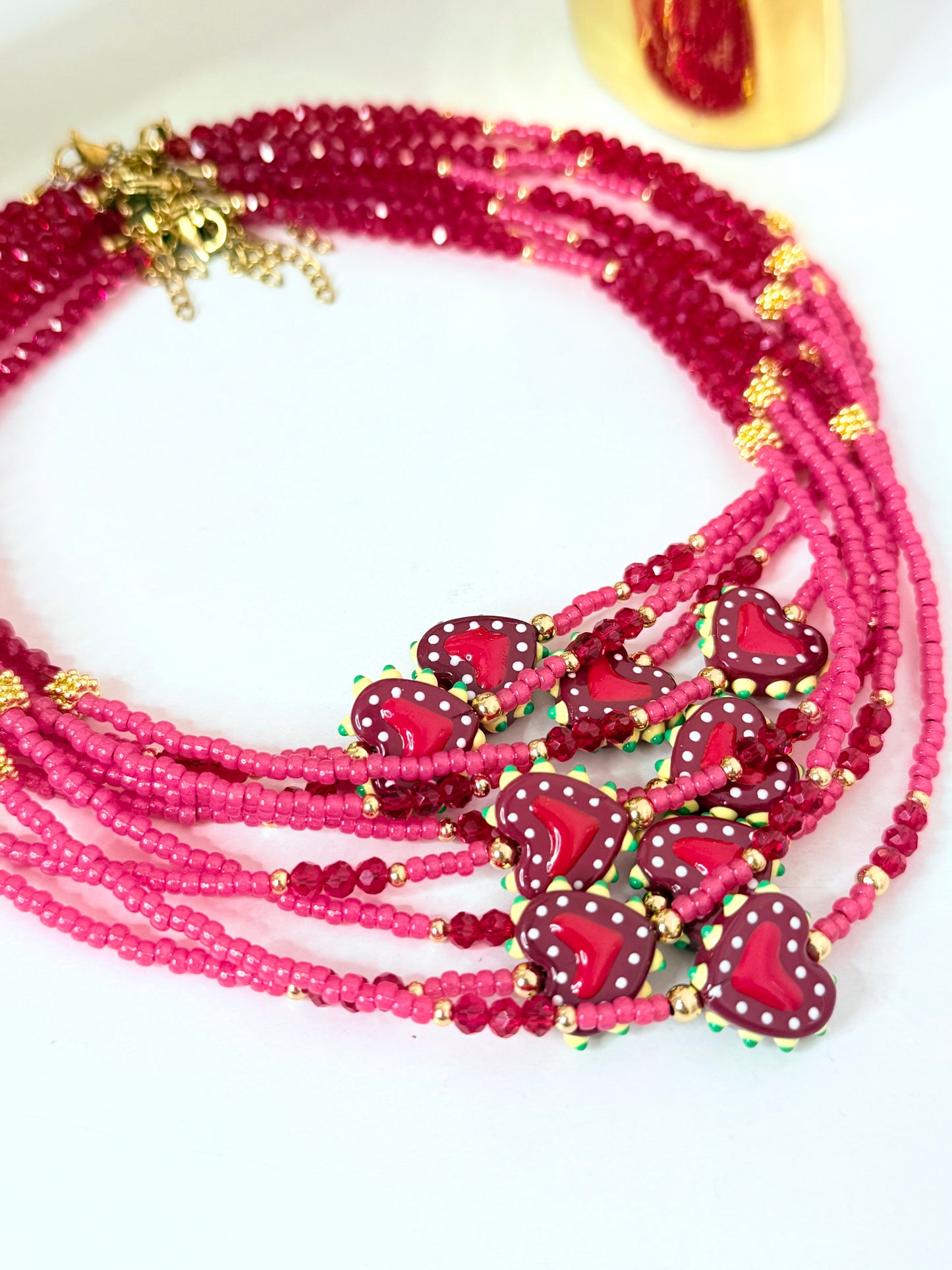 Self-Love Necklace Red - Pink