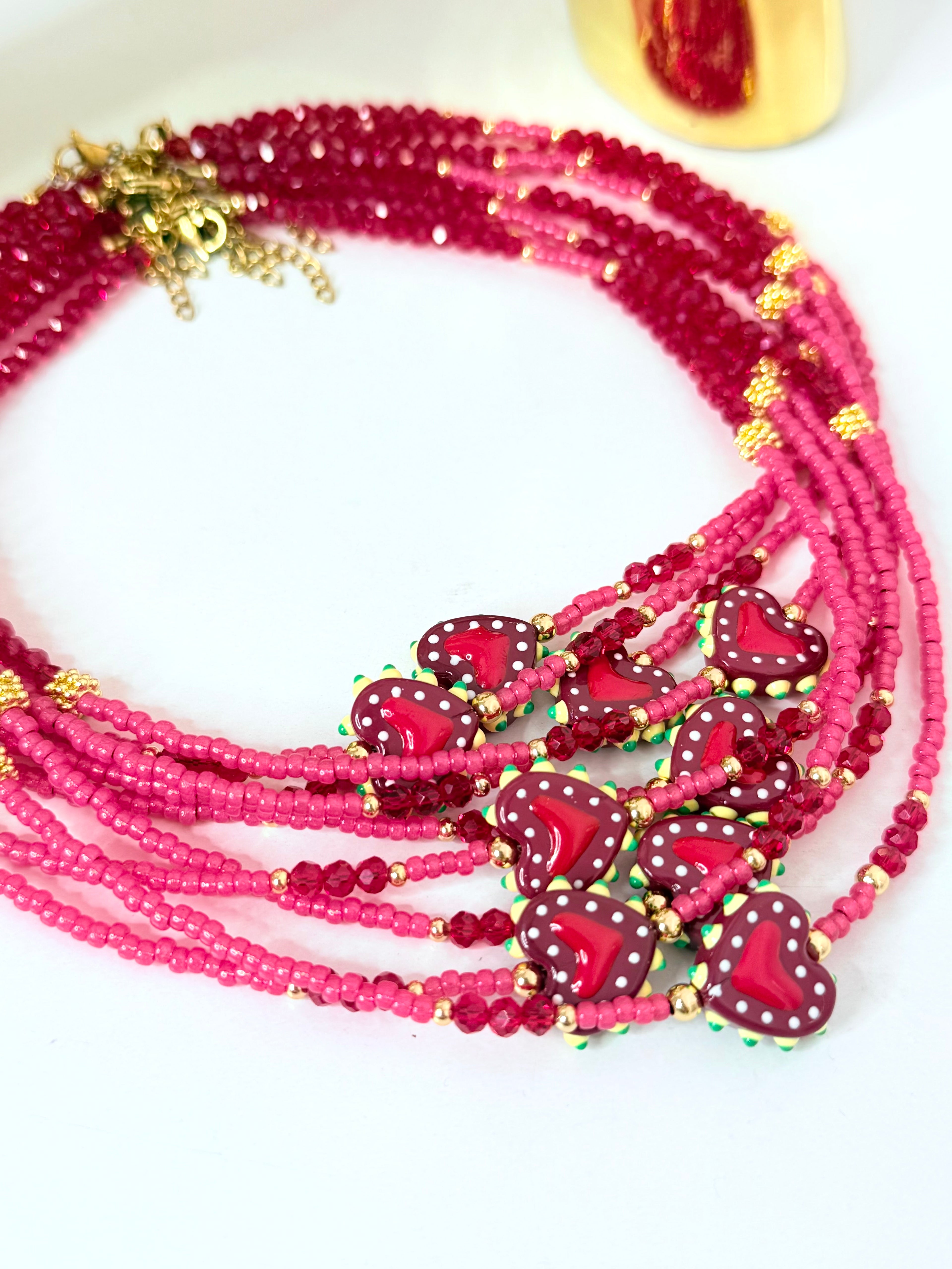 Self-Love Necklace Red - Pink