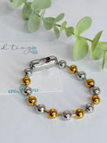 Nina 2 Tone Ball Bracelet