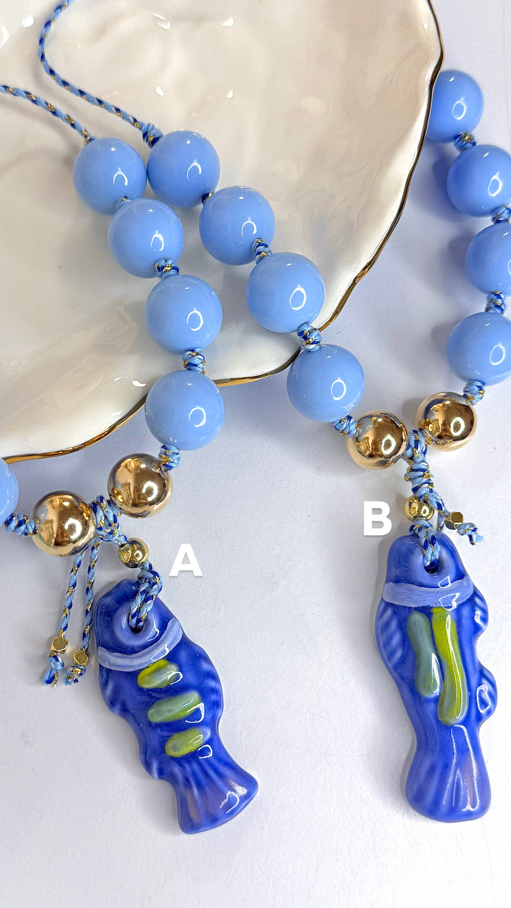 Valencia Necklace- Blue
