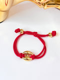 Guci Link Bracelet Red