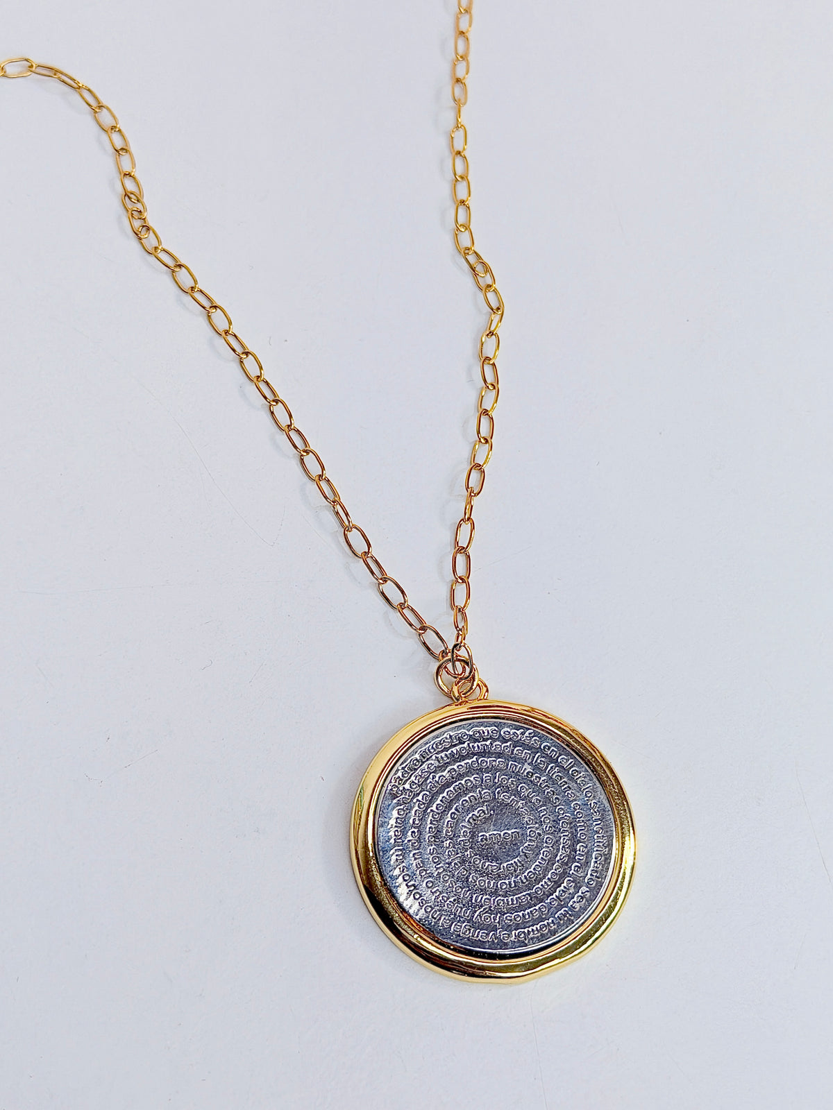 Padre Nuestro Long Necklace