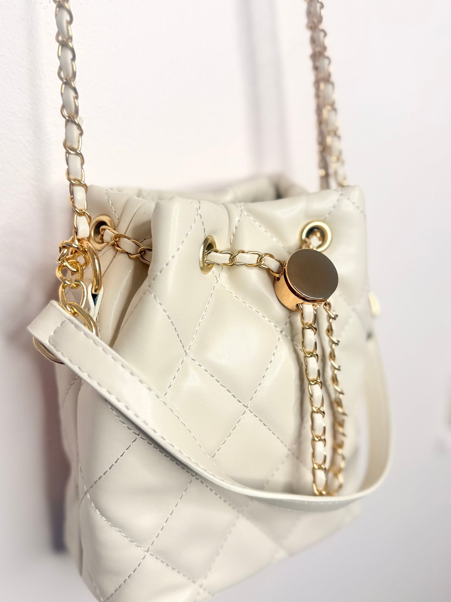 Bucket Zara Bag crema