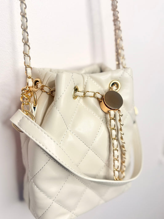 Bucket Zara Bag crema
