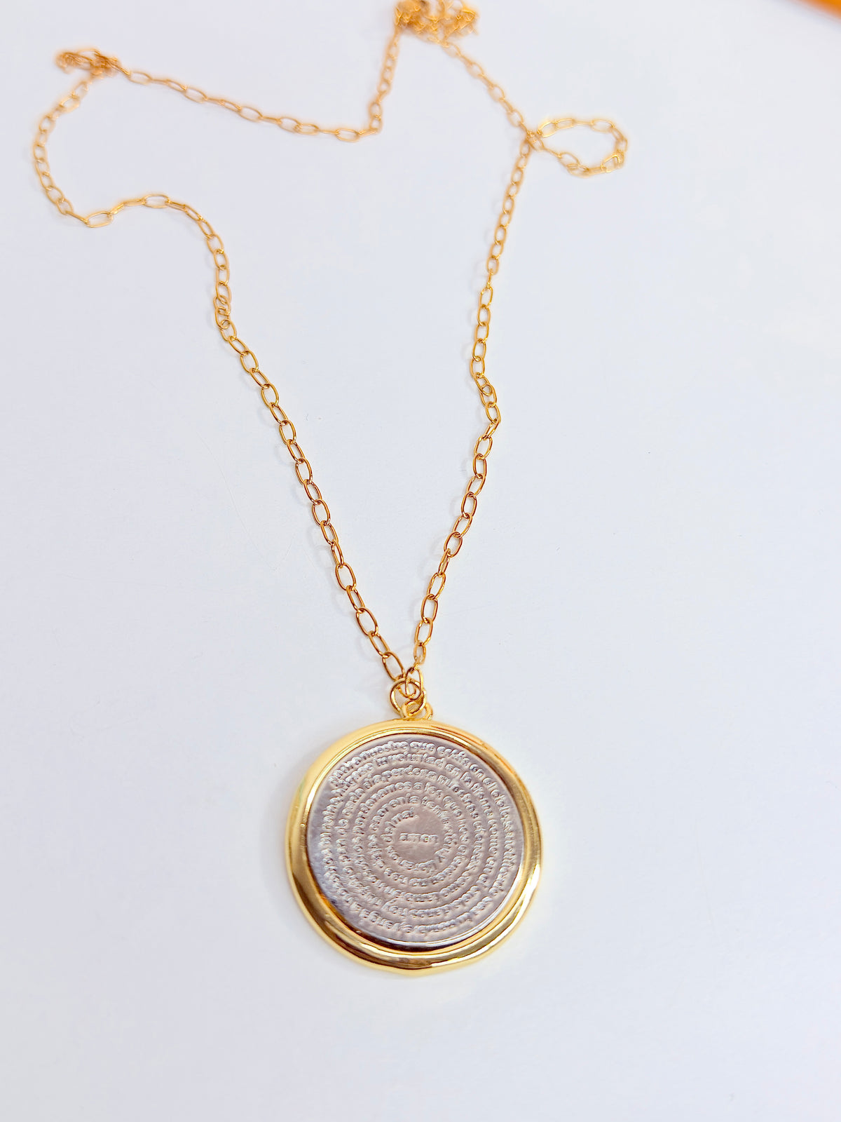 Padre Nuestro Long Necklace