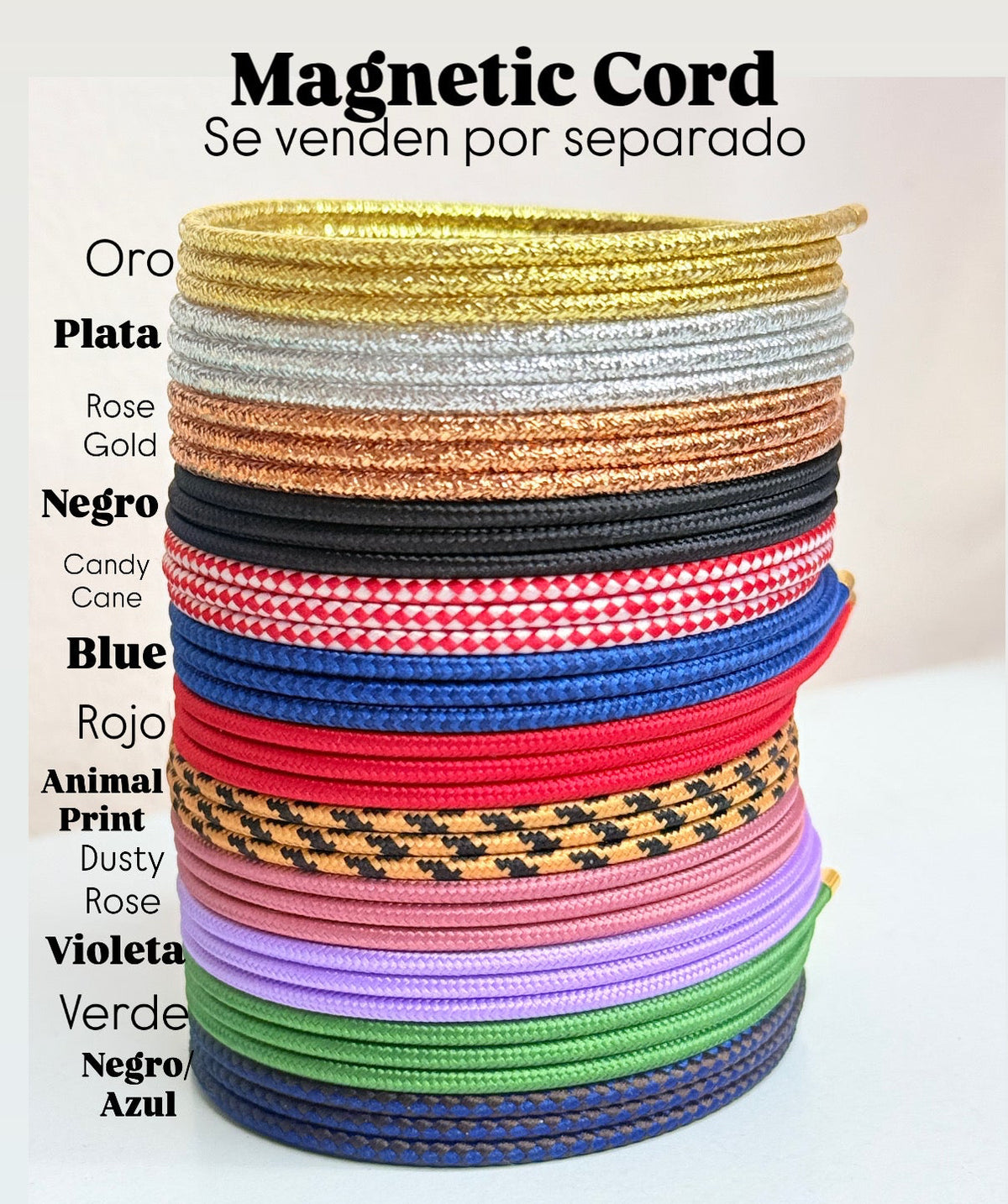 Magnetic Cord Necklace (se venden por separado)
