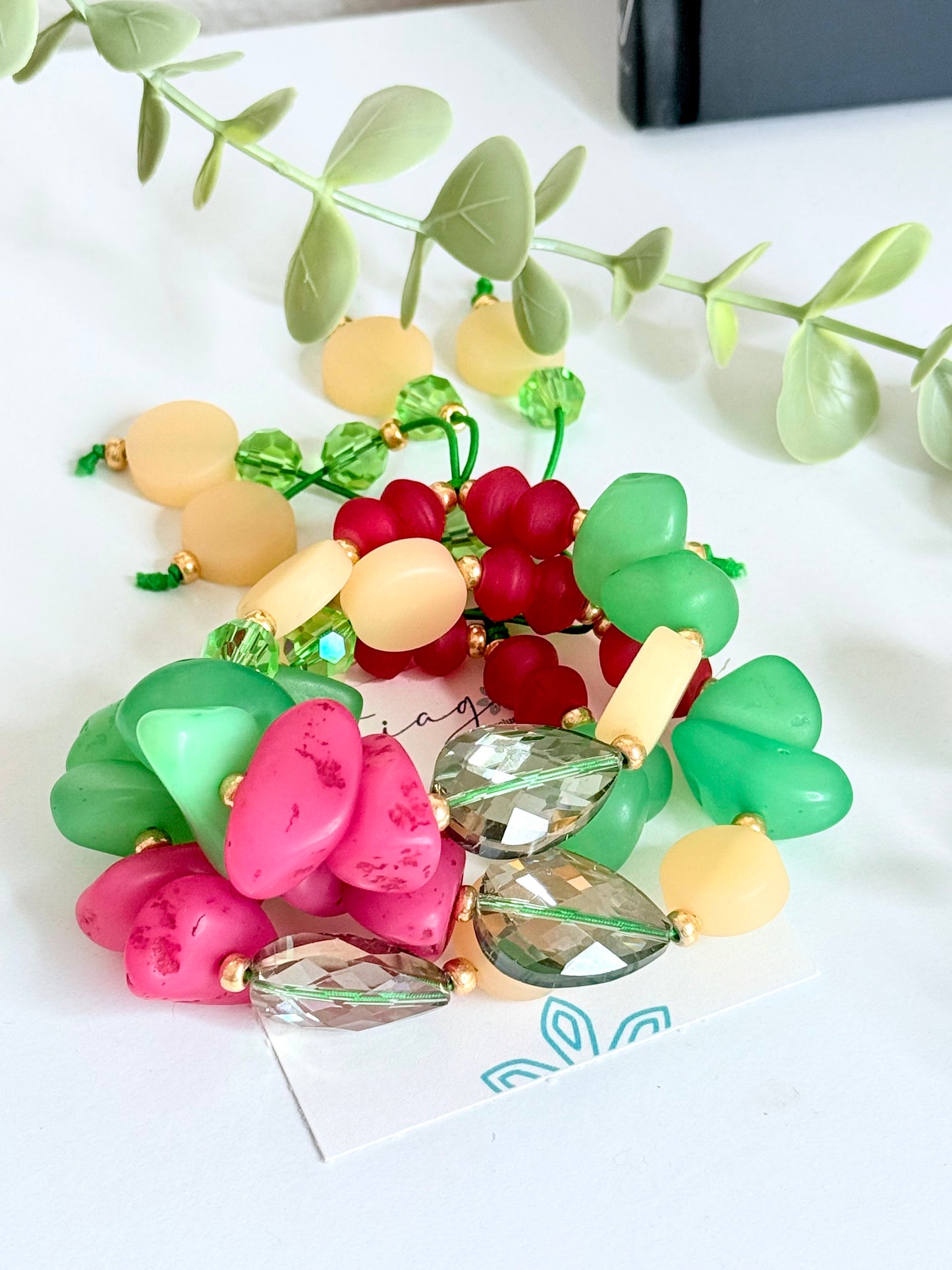 Color Bloom Bracelet- Green