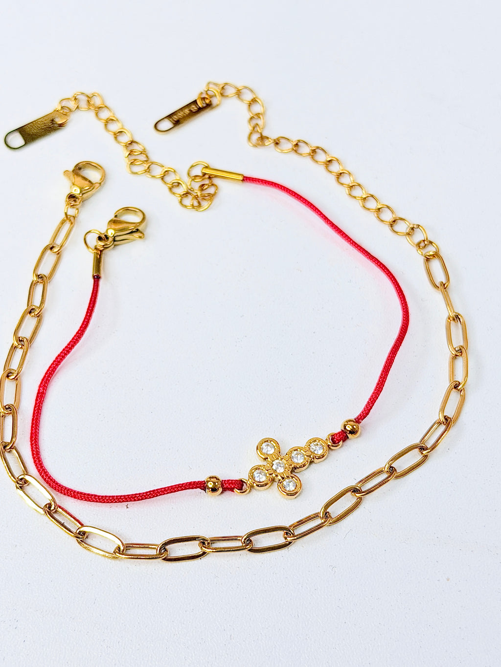 Red Cross Duo Bracelet