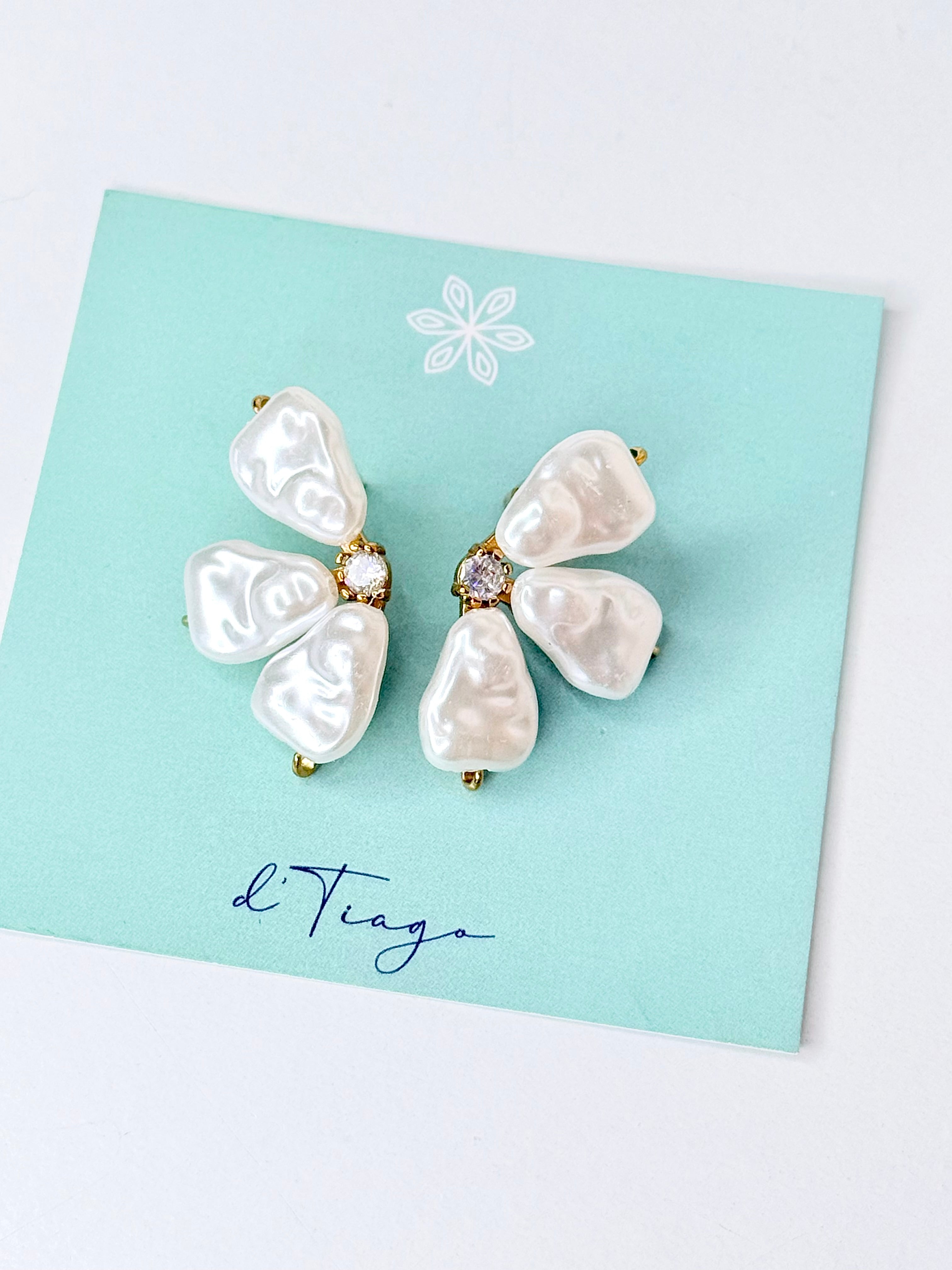 Perla Flower Earrings