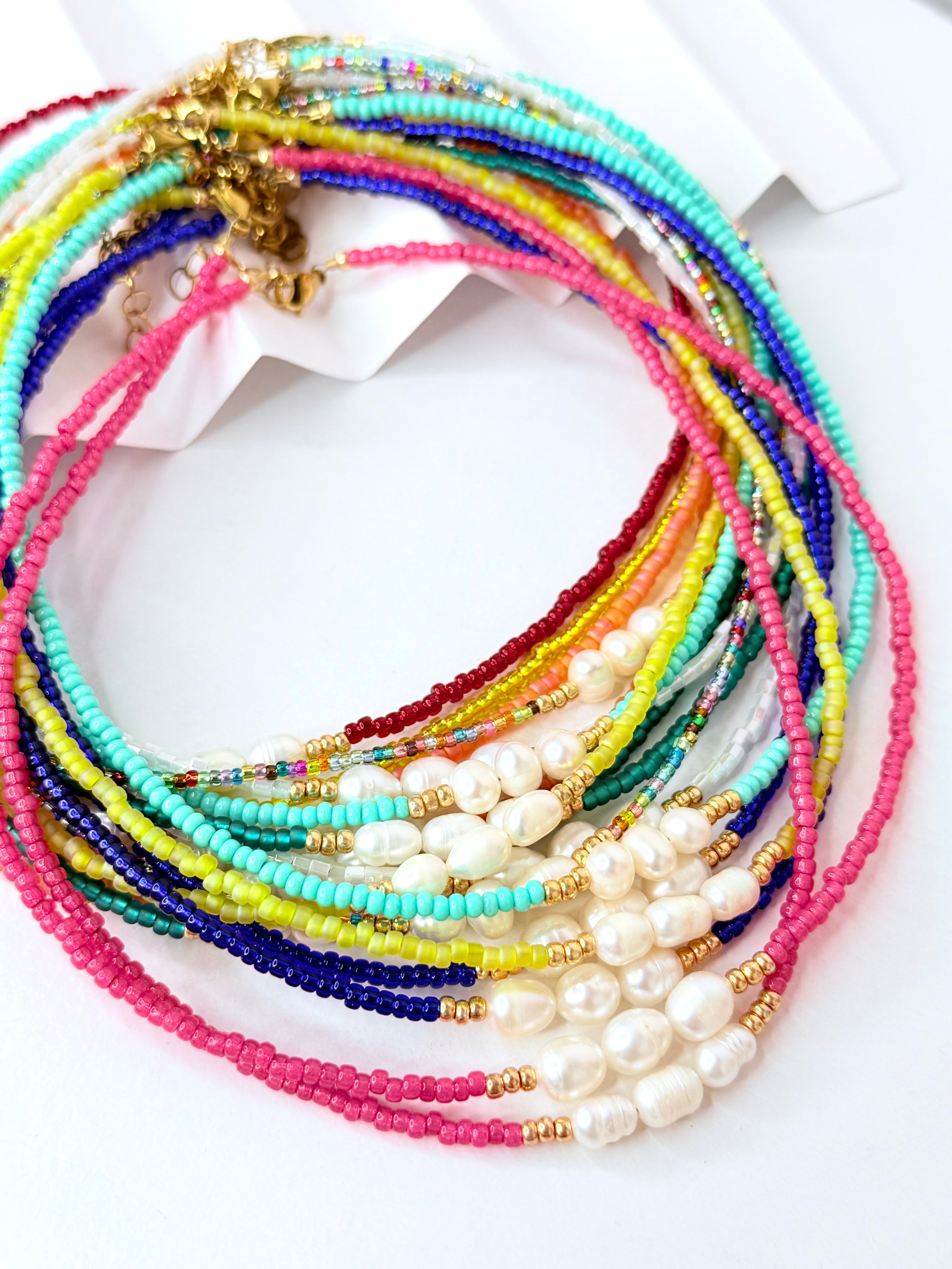 Rainbow Beads Necklace (se venden individuales)
