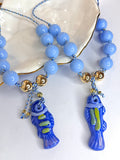Valencia Necklace- Blue