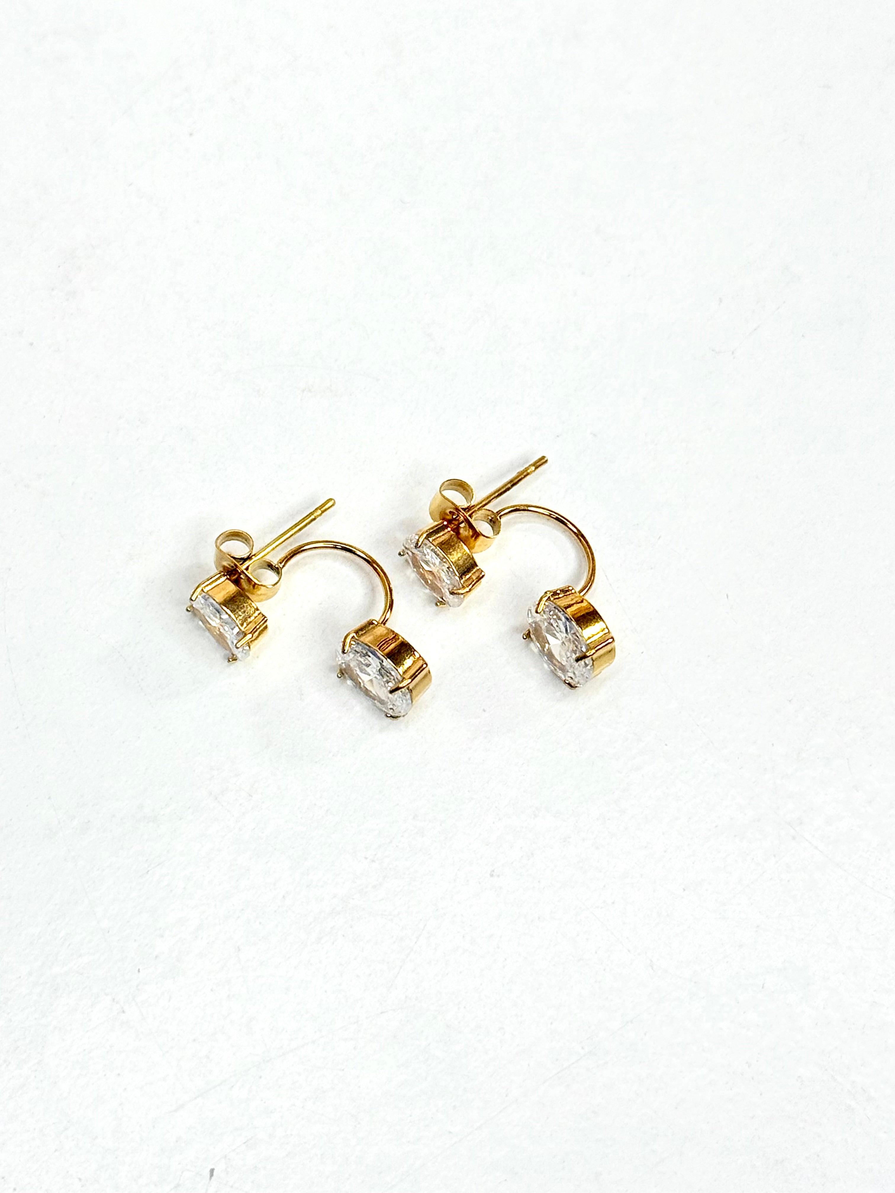 Alena Floating Diamond Earrings