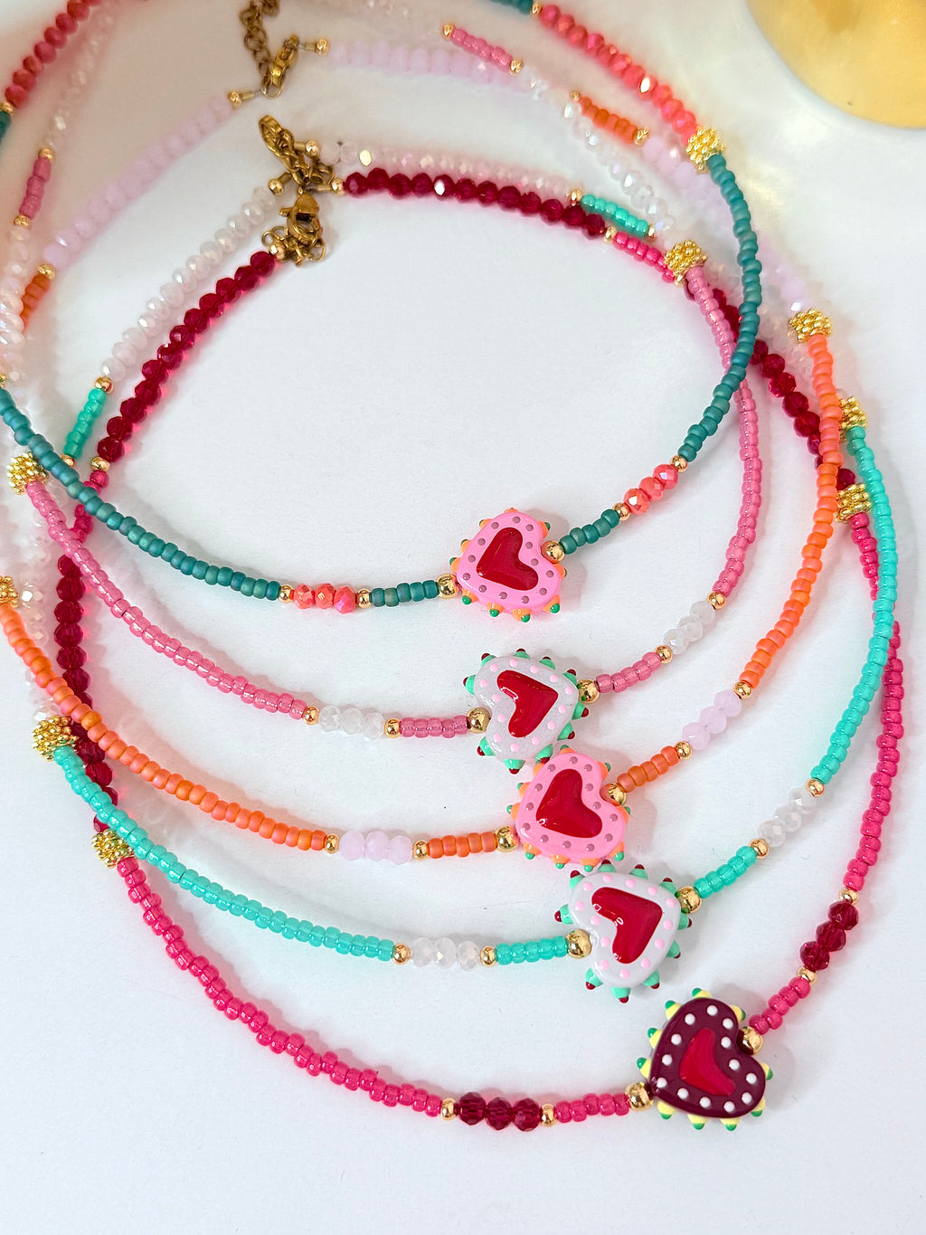 Self-Love Necklace Red - Pink