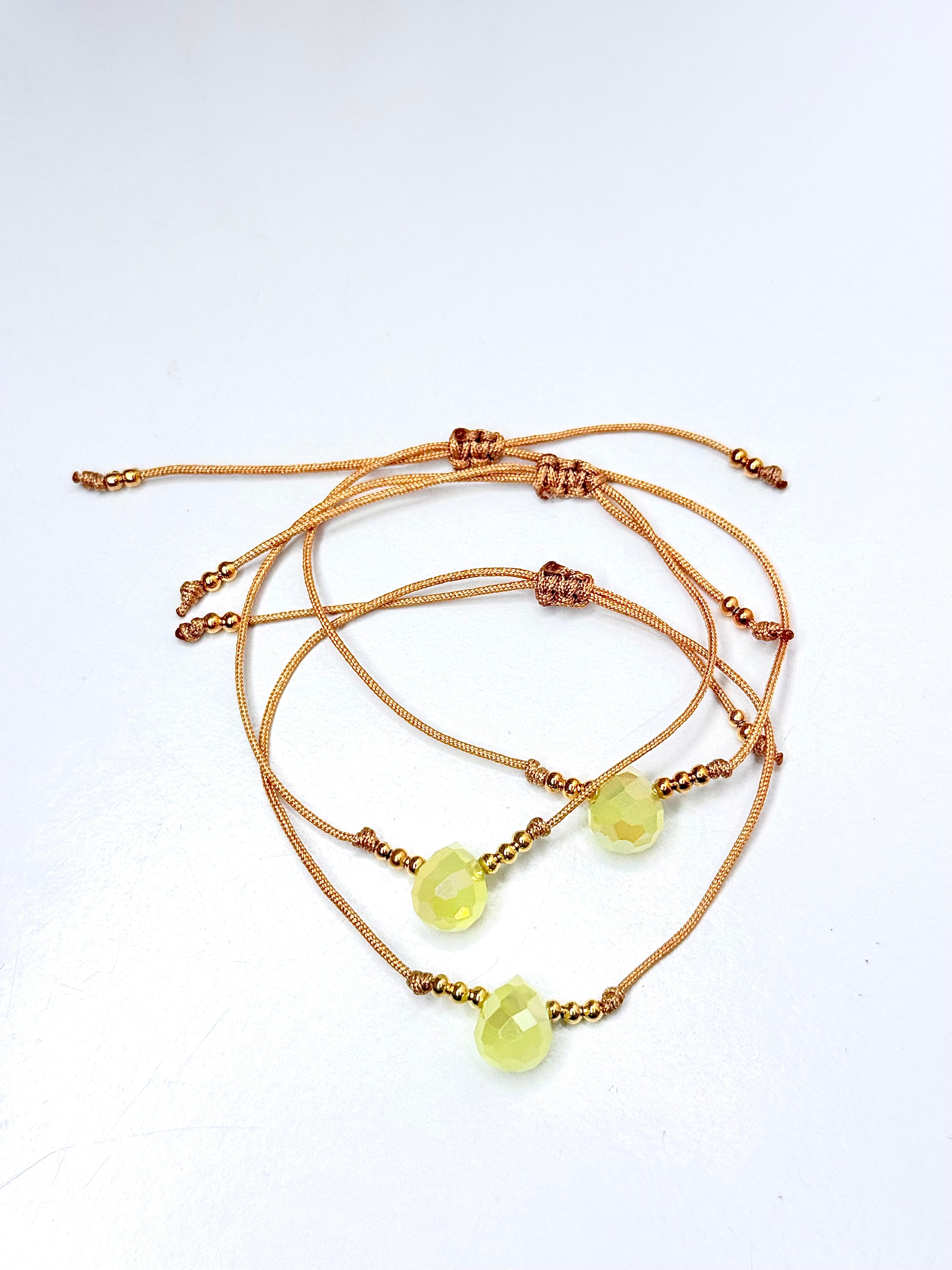 Drop Bracelet Yellow