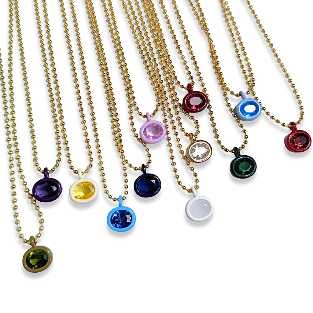 Dtiago Birth Stones Necklace