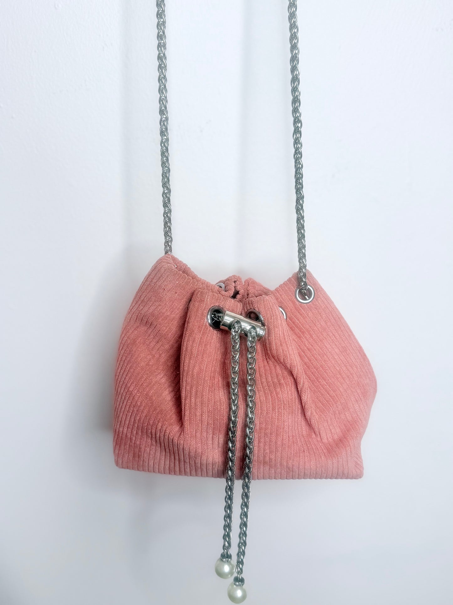 Pink Velvet Zara Bag