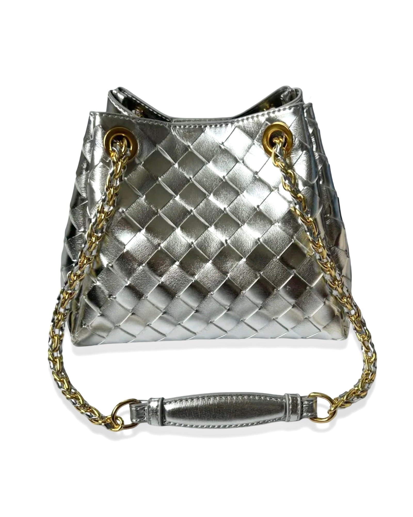 Silver Tote Zara Bag