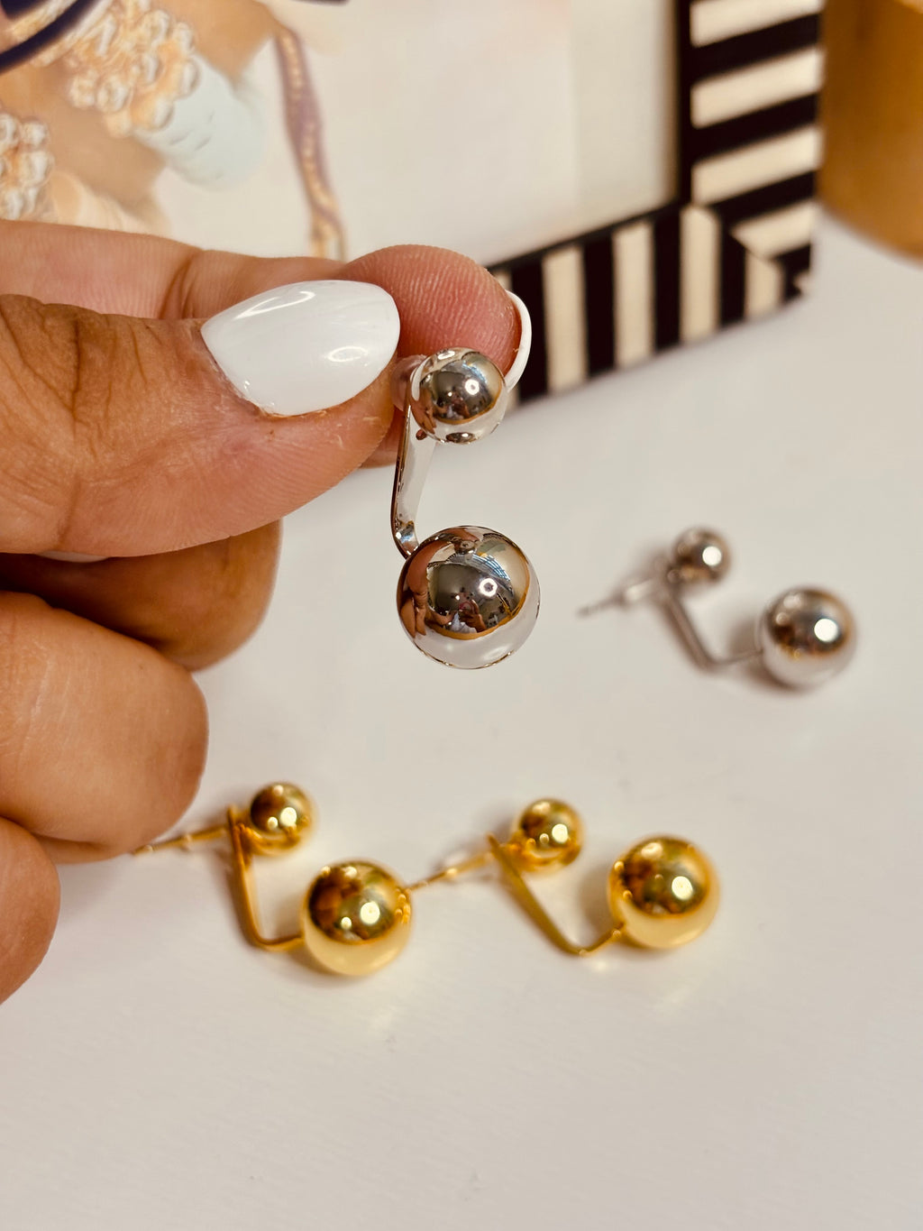 #1 Best Seller🥇Gold & Silver Alena Earrings!