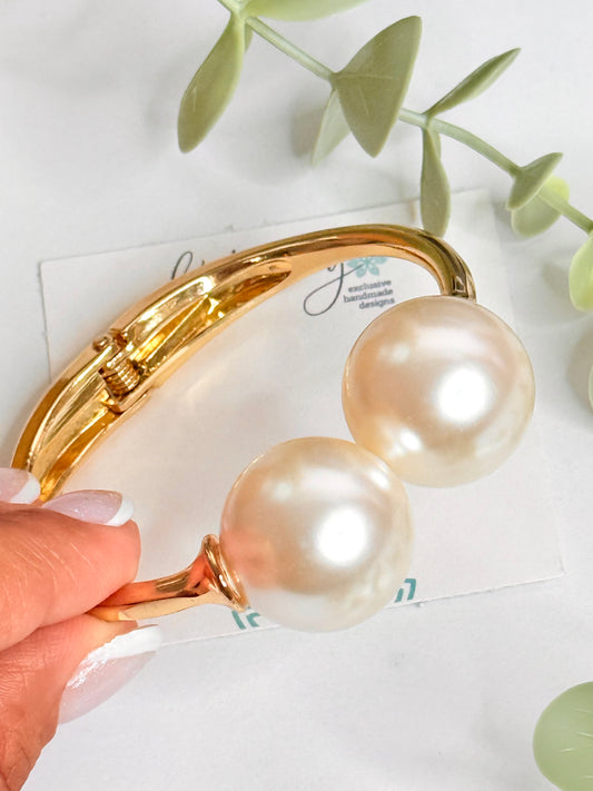 Renata Pearl Cuff Bracelet